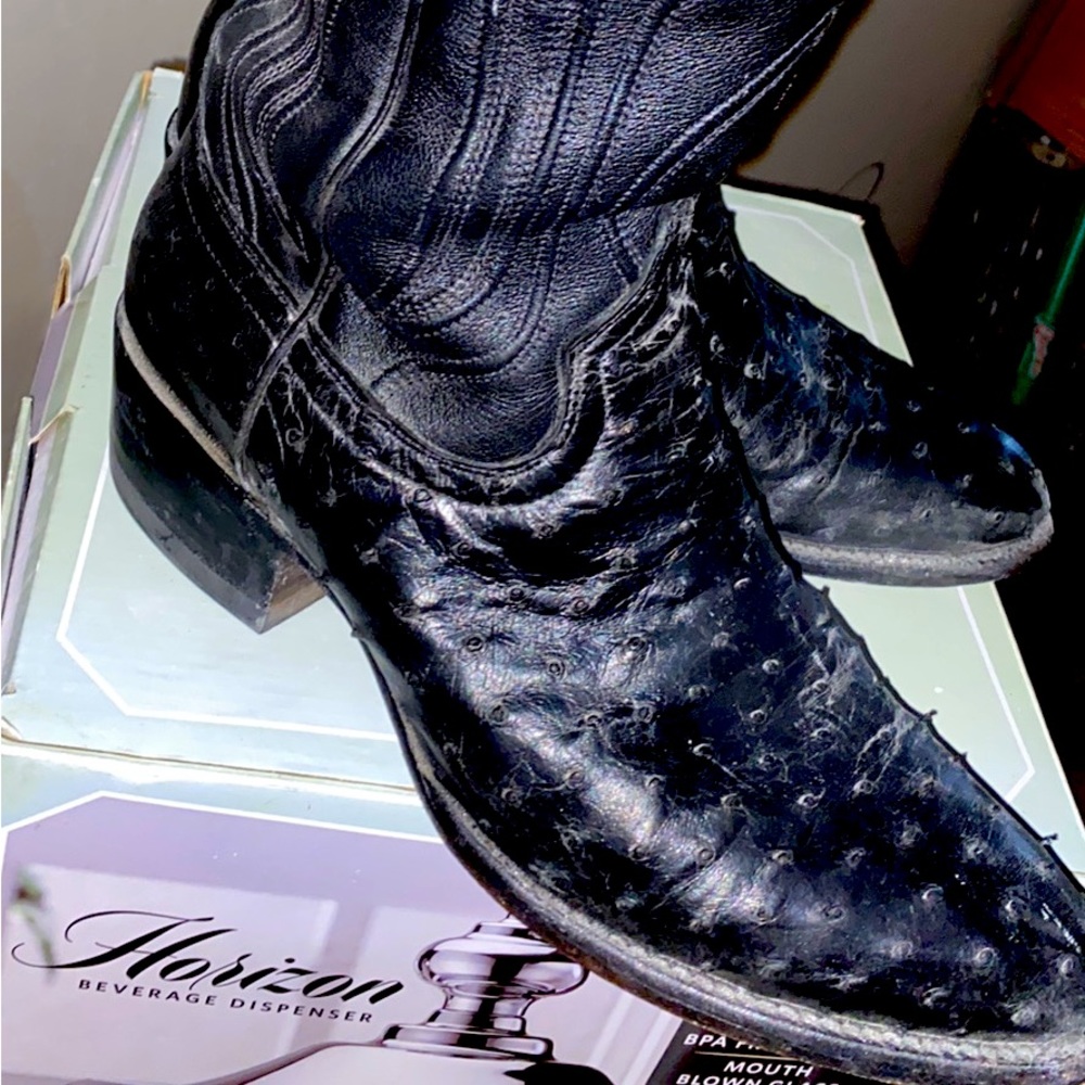 Tecovas ostrich boots